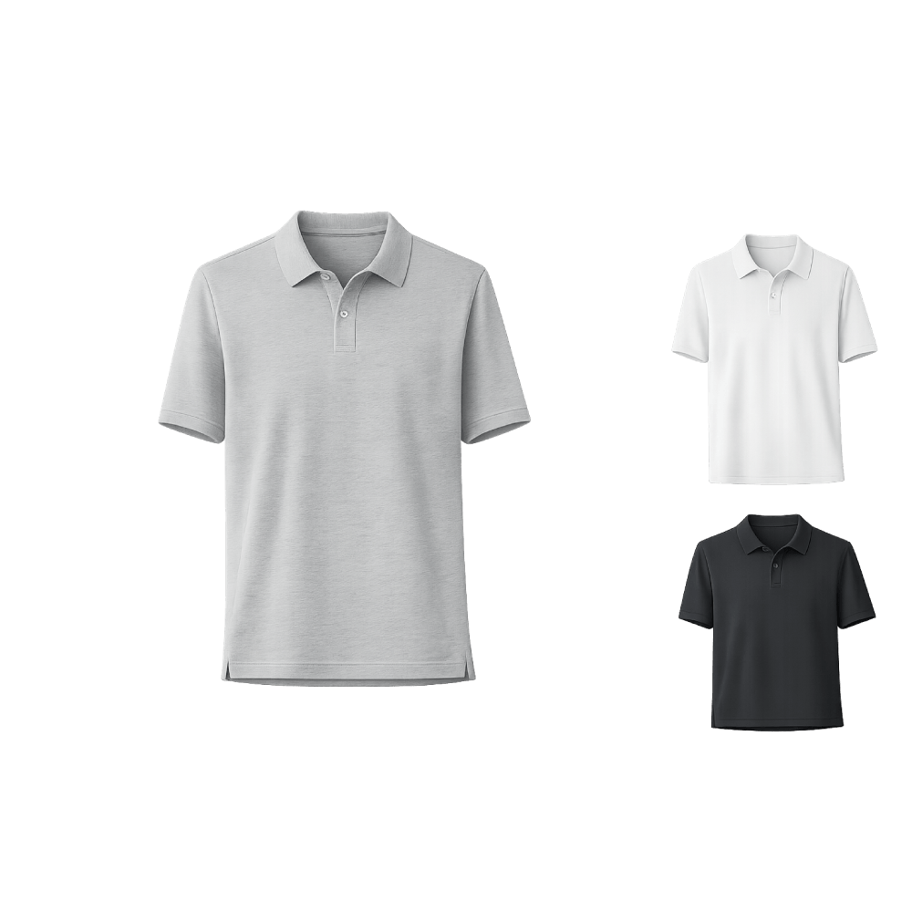 Mavelle Men Textured Polo